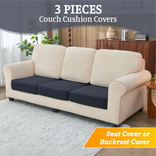 BT.WA Sectional Couch Covers for Sofa Cushion L Shaped Couch Cover Washable Soft Couch Cushion Covers Stretch Sofa Slipcov...