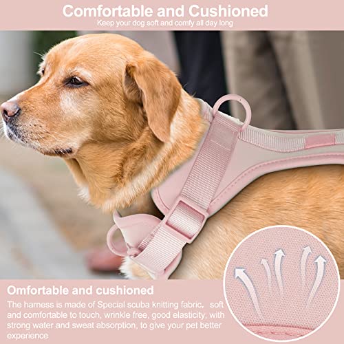 Wisedog No Pull Lightweight Dog Vest Harness with Soft and Comfortable Cushion, Breathable Mesh, for Small Medium Large Do...