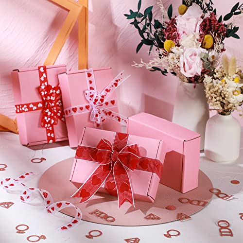 Spakon 50 Packs Shipping Boxes Cardboard Corrugated Mailer Packaging Boxes for Small Business Cute Small Box Cardboard Car...