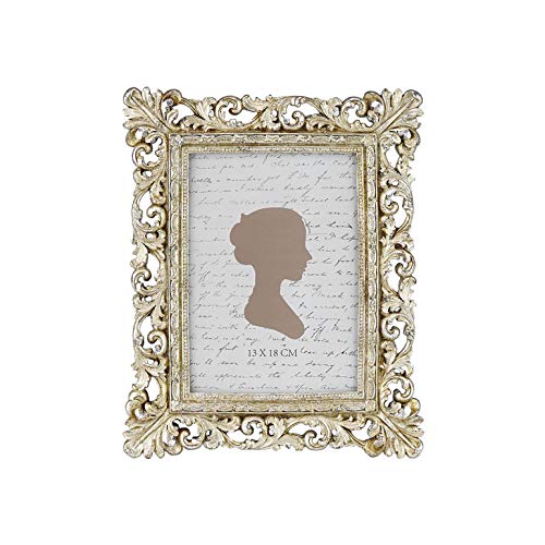 Sunlit Vintage Picture Frame 5x7 Inch, Luxury Antique Photo Frames with Glass Front, Photo Display, Tabletop Wall Hanging,...
