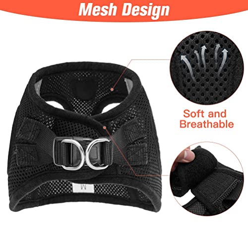 PAWCHIE Puppy Harness and Leash Set - Soft Mesh Dog Vest Harness, Reflective & Adjustable Harness for Small to Medium Dog...