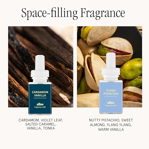 Pura Smart Home Fragrance Device Starter Set - Pura 4 - Scent Diffuser for Home - Includes Fragrance Aroma Diffuser - Squa...