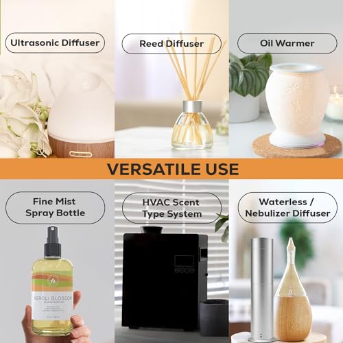 Aroma Country Neroli Blossom Diffuser Oil - Luxury Essential Oils for Diffuser Refill & Air Freshener Room Spray - Long-La...