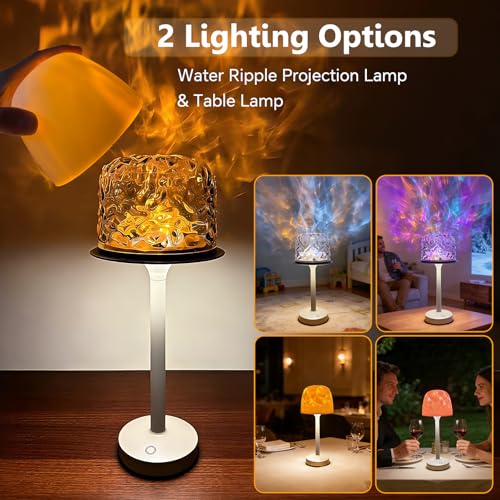LAYSHINEEN Waterproof Shower Lamp, Cordless Bathroom Lamp with Touch and Remote Control, LED Shower Light with 16-Color Oc...