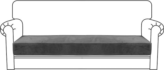 MAXIJIN Velvet Stretch Couch Cushion Covers Soft Sofa Cushion Cover Replacement Sofa Seat Cushion Slipcovers Furniture Pro...