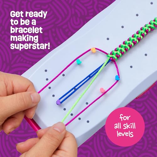 Pretty Me Friendship Bracelet Making Kit for Girls - Crafts for Girl - String Bracelets Maker - Gifts for 8-12 Year Old Ki...
