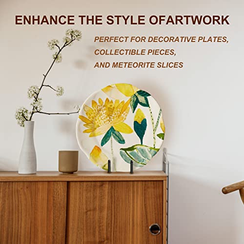 Hoewina 5 Pack 6 Inch Plate Stands for Display, Plate Holder Display Stands, Metal Frame holder stand for Book, Picture, D...