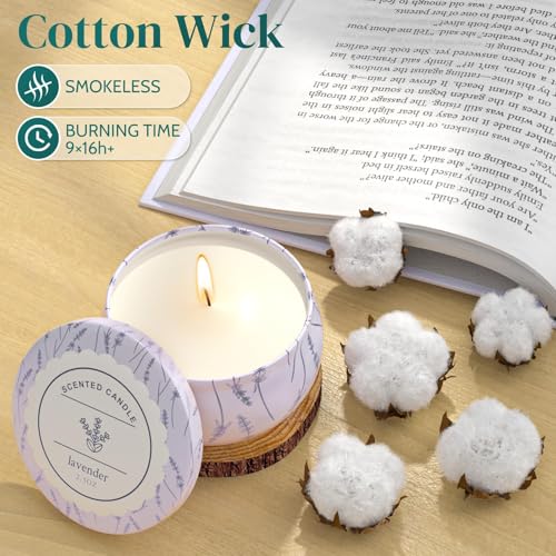 WarmEmbrace Scented Candles, Candle Set of 9, Long-Lasting Candles for Women, Candle Present Set for Birthday, Valentine's...