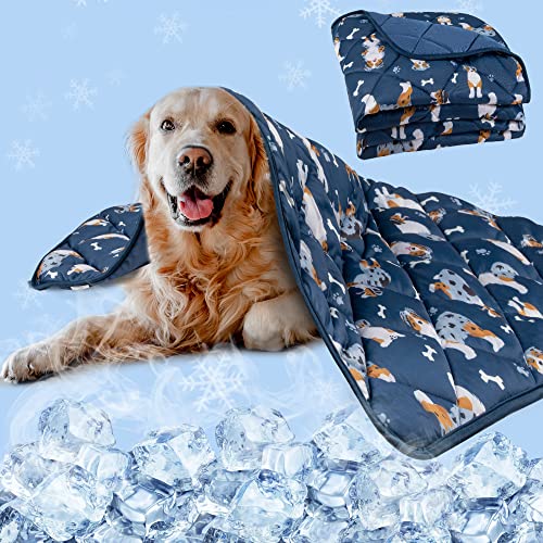 Pedobi Dog Cooling Mat, Premium Lightweight Pet Cooling Blanket Bed Cover for Dogs, Cat, Puppies | Ice Silk Cooling Pad fo...