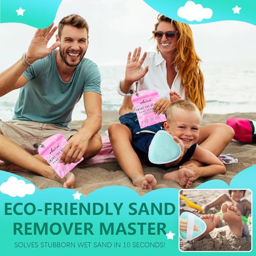 Triangle Sand Remover for Beach Sandproof Cleaner Eraser Wipe Off Mitt Duster Cup Holder Game Toy Cruise Ship Accessories ...