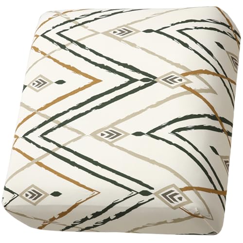 Fuloon Sofa Cushion Covers, Stretch Printed Seat Cushion Cover Couch Seat Slipcovers Washable Furniture Protector for Armc...
