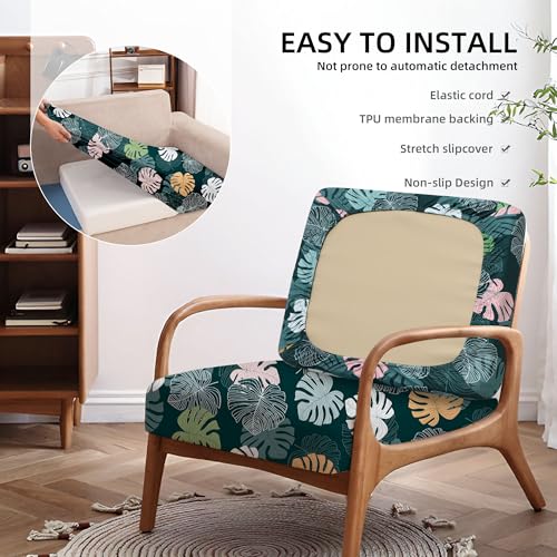 SUKAIKEQA Outdoor Cushion Covers Set,8PCS Patio Furniture Couch Seat Slipcovers, Replacement for Sofa Sectional Chair(Cove...
