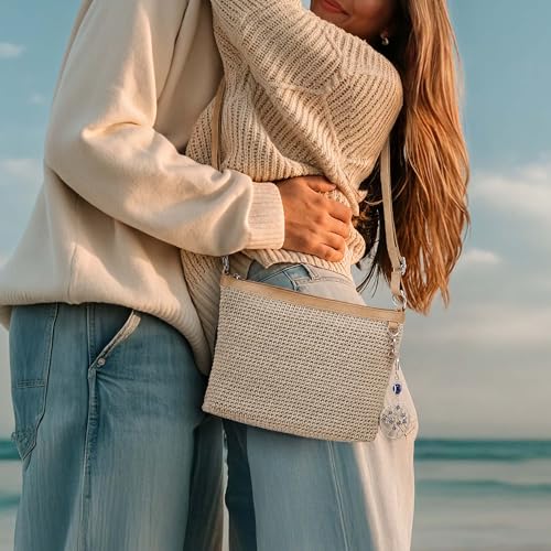Kiss Sea Crochet Bag for Women Beach Purse for Women Vacation on Spring Summer