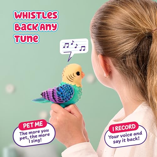Little Live Pets My Really Real Talking Bird Toy & Cage - Indie, Interactive Voice Repeating Toy, 20+ Sounds & Reactions, ...