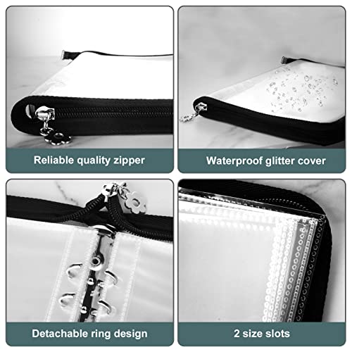 Travel Jewelry Organizer Transparent Jewelry Storage Book Set with Anti-oxidation Pocket Traveling Necklace Earring Organi...