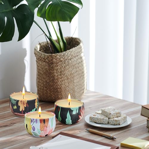 Scented Candles Gifts Set 24 Pack Soy Wax Travel Tin Jar Candles for Home 2.5 OZ for Mom for Christmas, Home Scented Decor...