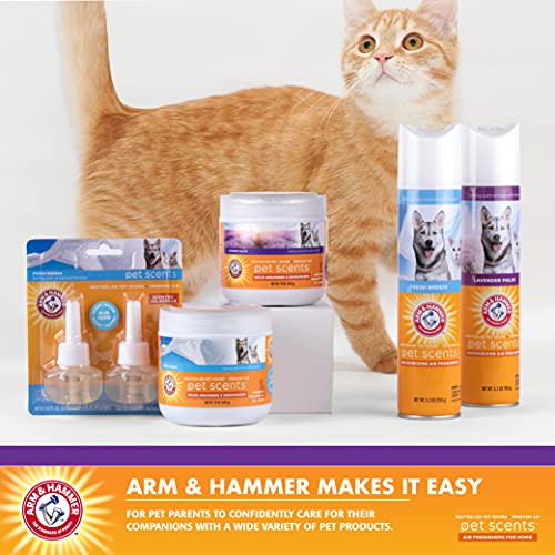 Arm & Hammer for Pets Air Care Pet Scents Deodorizing Gel Beads, Pet Odor Eliminator for Rooms Closets and Small Spaces wi...