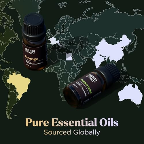 Lagunamoon Essential Oils Set, Top 20 Gift Set Oils for Diffusers, Humidifiers, Aromatherapy, Candle Making Scents, Cars &...