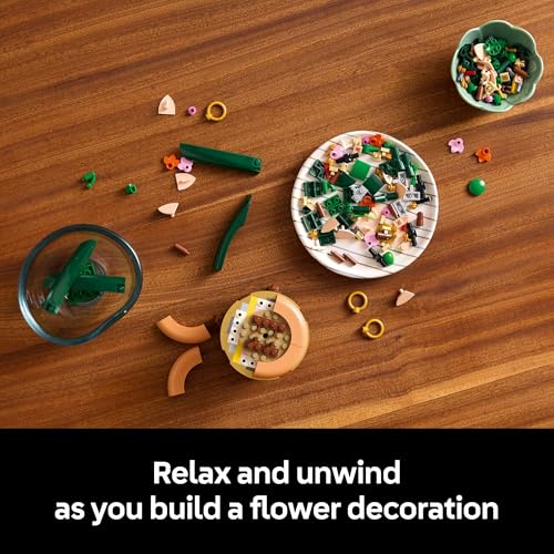 LEGO Botanicals Mini Orchid Building Set - Artificial, Fake Orchid for Home Decor, Adults Ages 18+ - Gift for Mothers Day...