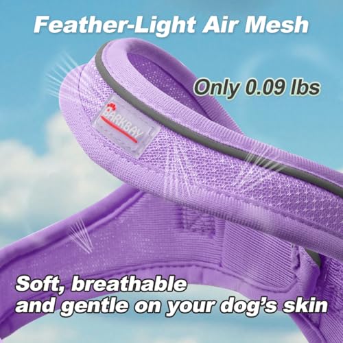 Dog Harness and Leash Set,Step in Small Sized Dog Harness,Soft Mesh,No-Chock,Reflective Adjustable,Secure with Hook & Loop...