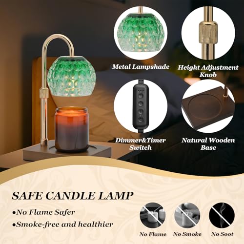 Cawalap Candle Warmer Lamp Timer - Christmas Gifts for Women Mom, House Warming Gifts New Home Decor Modern Farmhouse Deco...