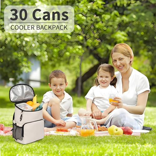Backpack Cooler for Men and Women Insulated Waterproof Soft Lightweight Cooler Bag Leakproof 30 Cans Travel Camping Picnic...