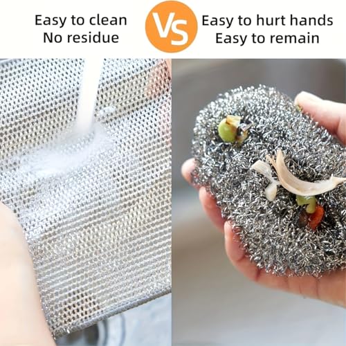 10pcs Miracle Cleaning Cloth - Ultra-Durable Mesh Ultrafine Fiber Set - Easy for Dry and Wet Cleaning - Very Suitable for ...