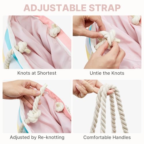 G4Free Canvas Beach Bag Waterproof Sandproof Large Beach Tote Bags for Women Pool Swim Travel Grocery