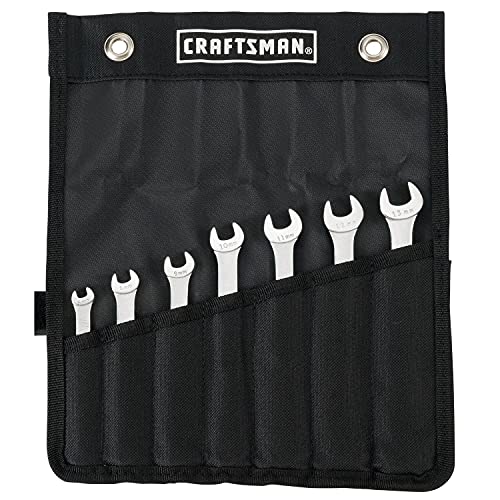 CRAFTSMAN MM WRENCH SET IN POUCH, 7PC (CMMT21086)