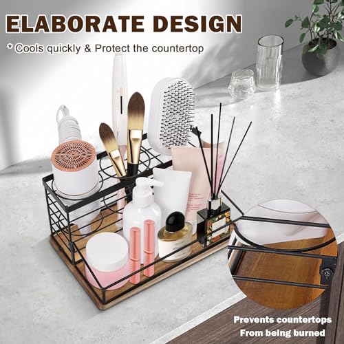 Siyzda Hair Tool Organizer, Movable Hair Dryer Holder, Hair Styling Tools Storage for Vanity, Bath Counter Organizer, Bath...
