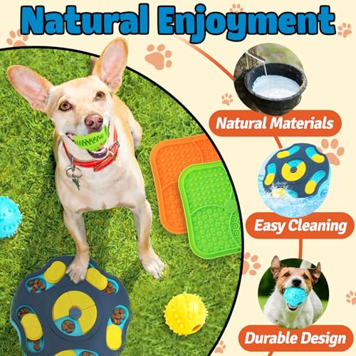 Forfon 9 Pack All-Around Dog Puzzle Toy Set -Mentally Stimulating Dog Enrichment Toys for Small to Medium Smart Dogs, Incl...