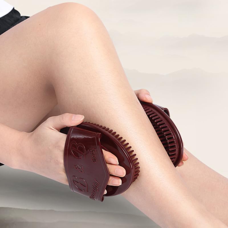 Meridian Brush Massage Brushes, Beauty Salon Professional Acupressure Meridian Brushes, Scalp Massage Brush, Full Body Rel...