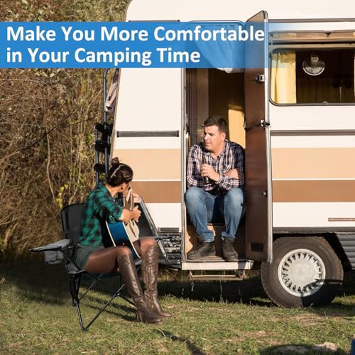 SAILARY Folding Camping Chairs Portable Outdoor Chair for Camping, Fishing, Beach, Picnic, Lightweight High Back Foldable ...