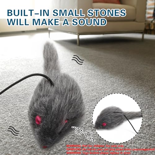 Kalimdor Interactive Cat Feather Toys,Retractable Teaser Toy ，Hanging Interactive Toys for Indoor Cats Kitten Play Chase E...
