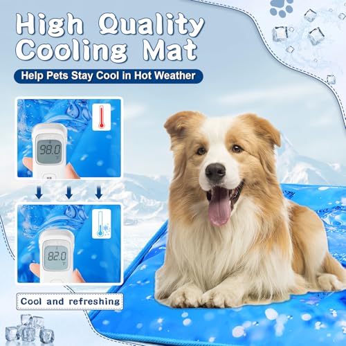 Boonmax Dog Cooling Mat, Universal Pet Cooling Pad, Double-Sided Durable Water-Resistant, Portable and Easy to Clean, Suit...