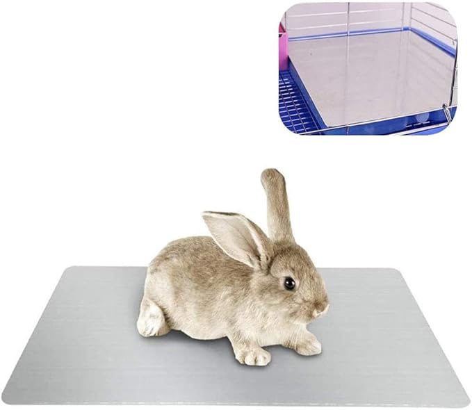 PeSandy Rabbit Cooling Pad, Hamster Cooling Mat for Rabbit Bunny Hamster Guinea Pig & Other Small Pets Stay Cool -Pet Cool...