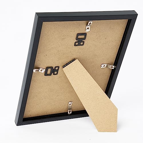 JCJMY 8.5x11 inch Picture Frame Black for Certificate Poster and Photo, Horizontal and Vertical Formats for Wall Hanging o...