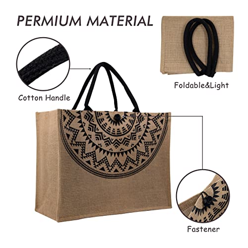 Hibala Woven Large Beach Bag Straw Beach Tote Handmade Weaving Shoulder Tassel Bag Handbag