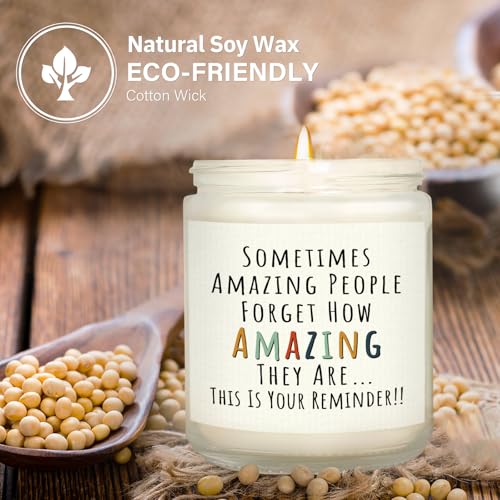Craftique Gifts for Women, Birthday Gifts for Women- You're Amazing Candle- Friendship/Thank You/Inspirational Gift for Wo...