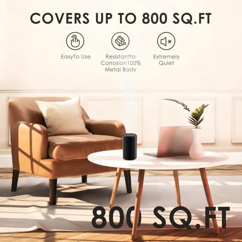 KONCHILE Waterless Essential Oil Diffuser, Battery Powered Mini Scent Air Machine, Aromatherapy Mist Diffuser for Home Roo...
