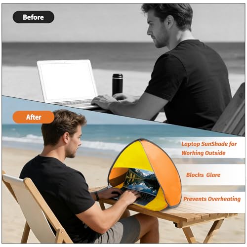Mini Pop Up Beach Tent, Automatic Instant Mini Dog Tent for Dog Shade & Head Canopy, Laptop Shade for Working Outside, Por...