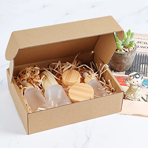 PHAREGE 7x5x2 inch Shipping Boxes Bulk 25 Pack Brown, Tab Lock Tuck Top Mailer Boxes for Packaging Small Business, Small C...