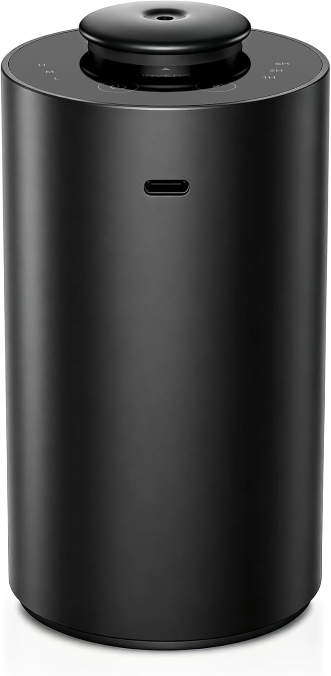 Airversa Waterless Essential Oil Diffuser for Home Aromatherapy Scent Diffusers with 3 Countdown Timer Settings or Timer-O...