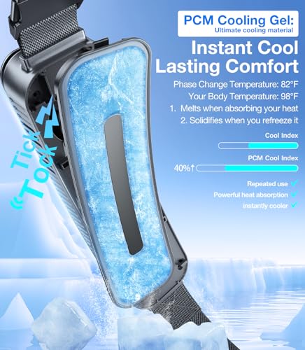TORRAS 2026 Top Portable Waist Fan COOLiFY Zone 3, Ultra-Light Personal Wearable Belt Fan, 26ft/s Strongest Wind for Full ...