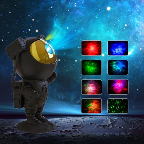 SFOUR Astronaut Galaxy Projector Night Light，Lights for Bedroom,Kids Room Decor Aesthetic, Adjustable Head Angle,Gift for ...