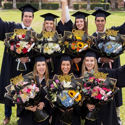113 Pcs 2026 Graduation Money Bouquet Kit for Her, DIY Cash Flower Gift Set, Graduation Money Bouquet Supplies with 3D But...