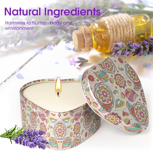 WarmEmbrace Scented Candles, 4 Pack Candles for Women, Candle Set 4 Different Scents, Natural Ingredients Soy Candle for H...