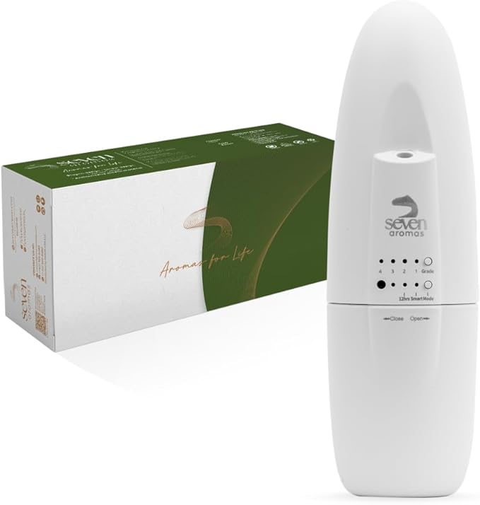 Plug in Waterless Essential Oil Diffuser for Home & Office - Cold Air Aroma Diffuser Covers Up to 500 Sq Ft, Silent Wall P...