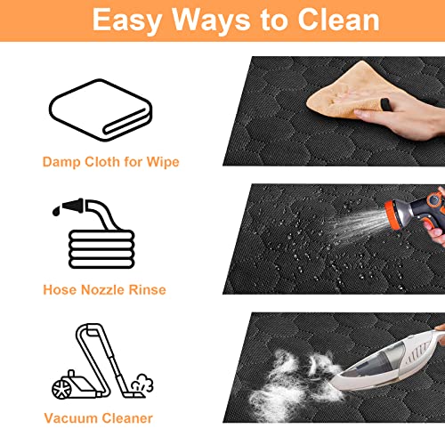Mancro Dog Car Seat Cover for Back Seat, 2026 Upgraded 600D Heavy Duty Waterproof & Scratch-Resistant Dog Hammock for Car,...
