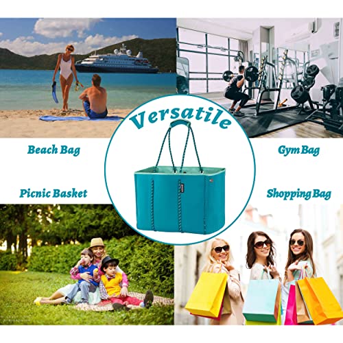 QOGiR Neoprene Multipurpose Beach Bag Tote with Inner Zipper Pocket … … … …